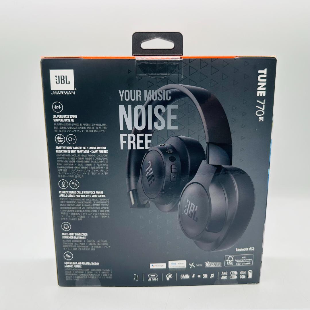 未使用 JBL TUNE 770NC ワイヤレスヘッドセット ブラック