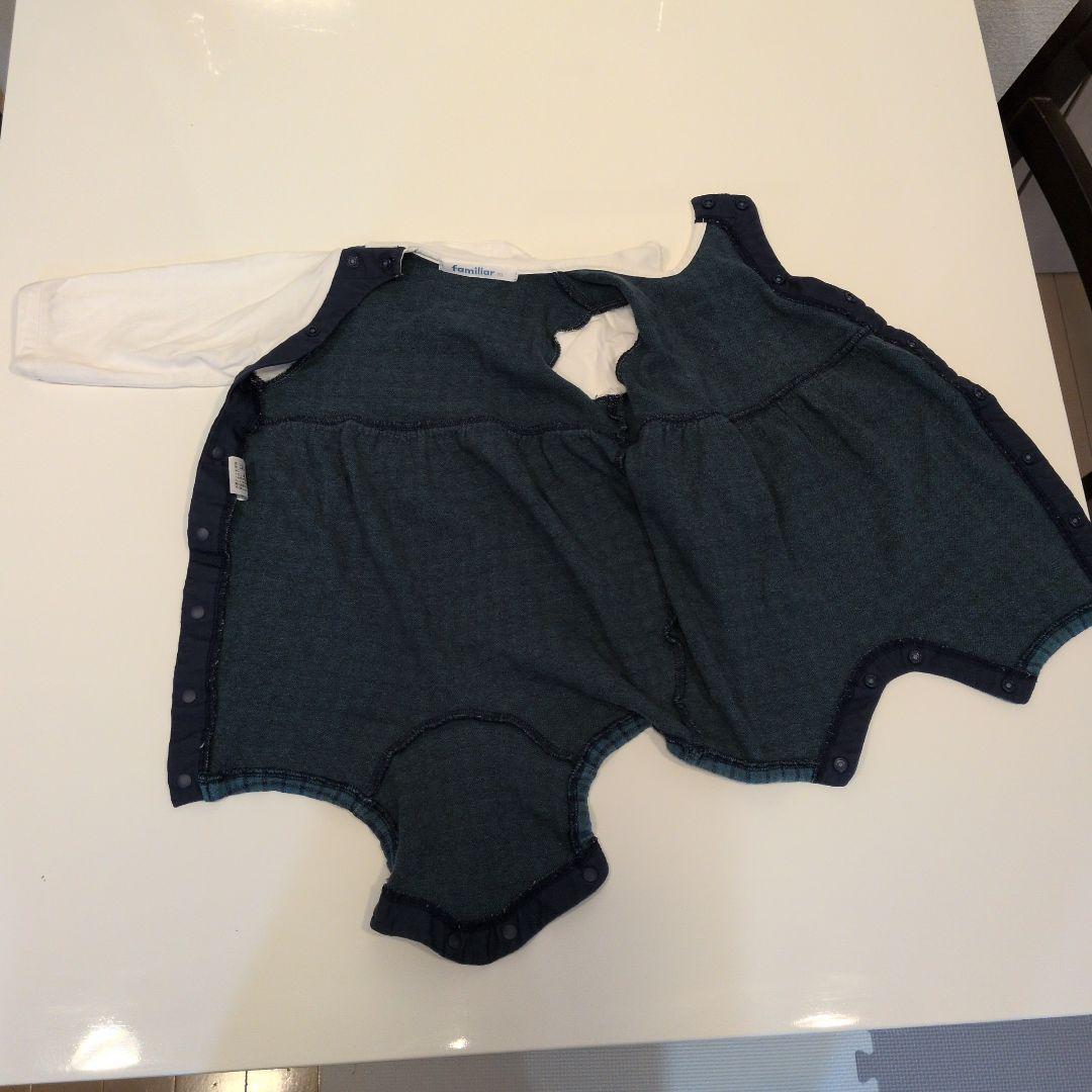 familiar 長袖ロンパース 70　美品✨️