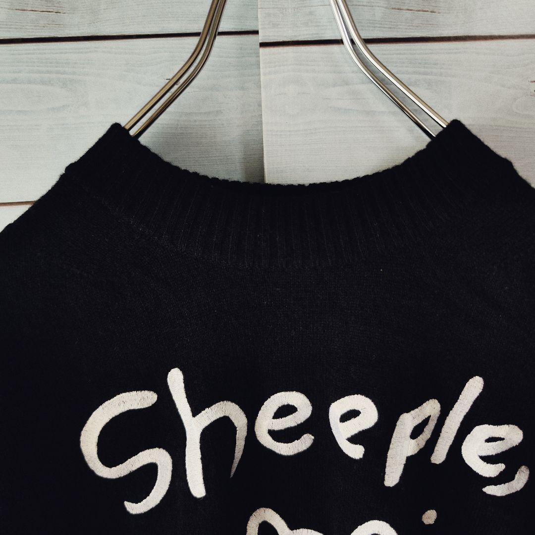 【希少】sacai × MADSAKI★センター刺繍ロゴニット コラボ サイズ3