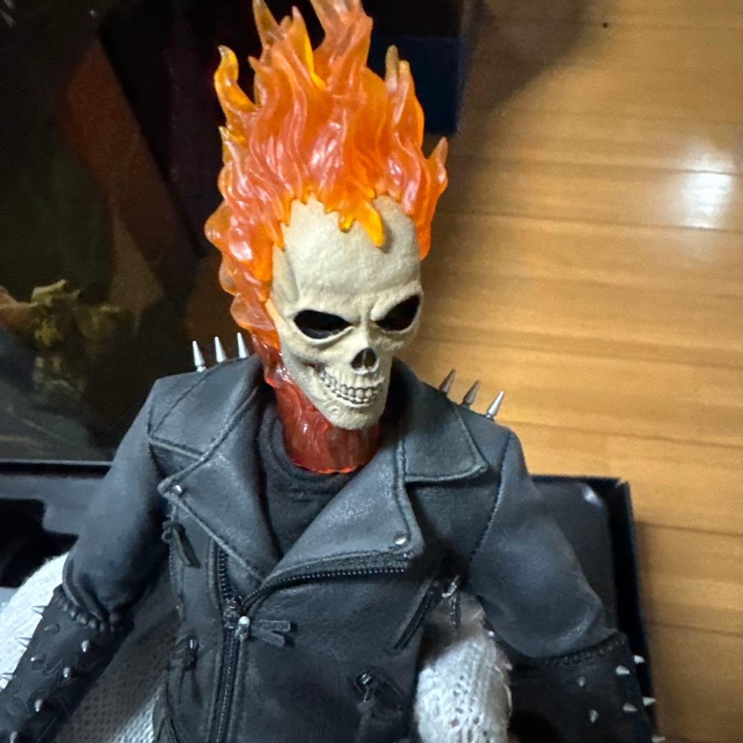 ゴーストライダー ホットトイズアクションフィギュア バイク付き今週まで　最終価格