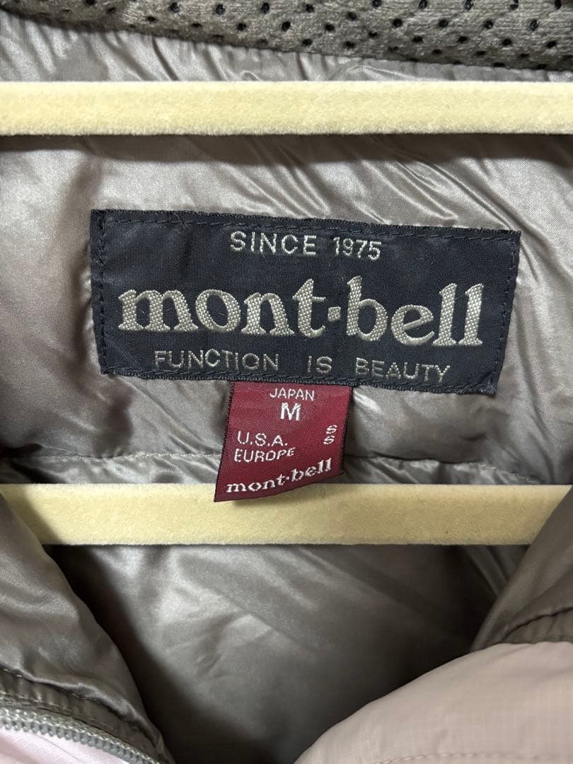 mont-bell ネージュダウン ピンクグレー ダウンジャケットM
