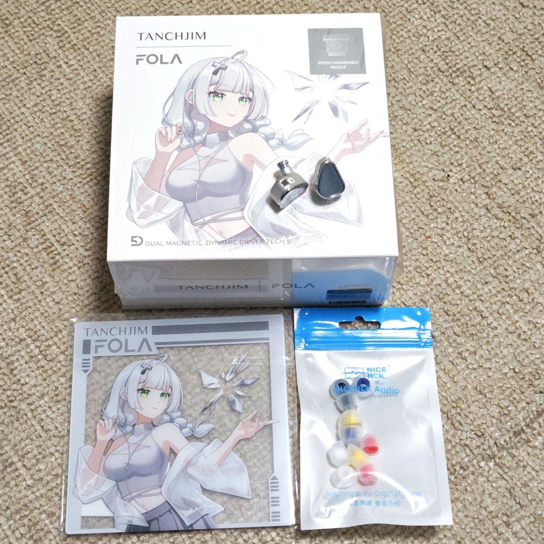 【試聴のみ】TANCHJIM FOLA おまけ付き　有線イヤホン　中華イヤホン