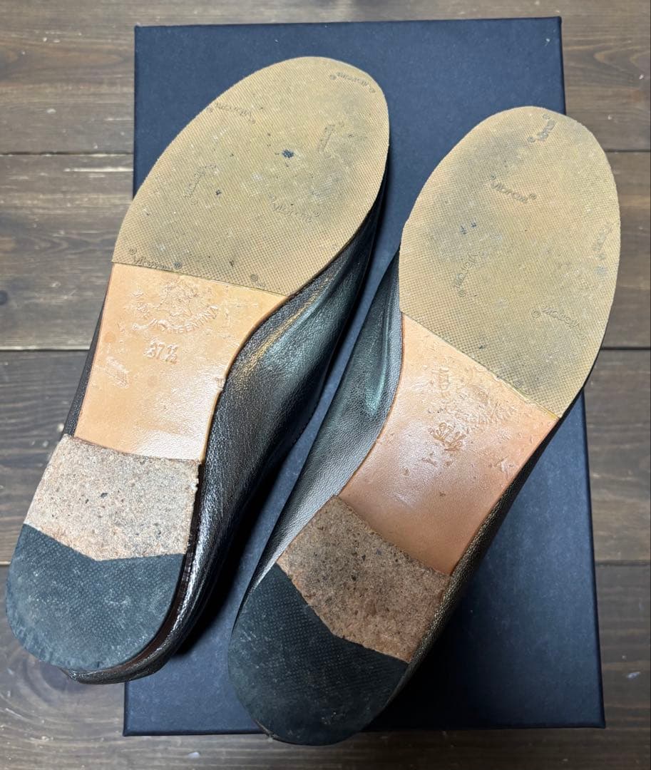 martinianoキッドレザー フラットシューズ 37.5