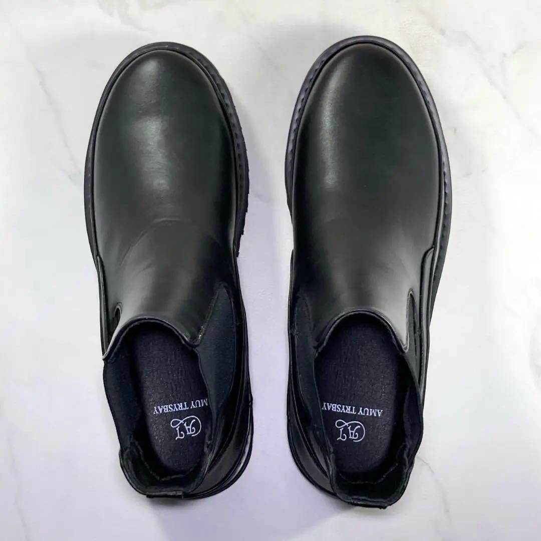 【極美品】AMUY TRYSBAY サイドゴアブーツ M（26.5〜27㎝）黒