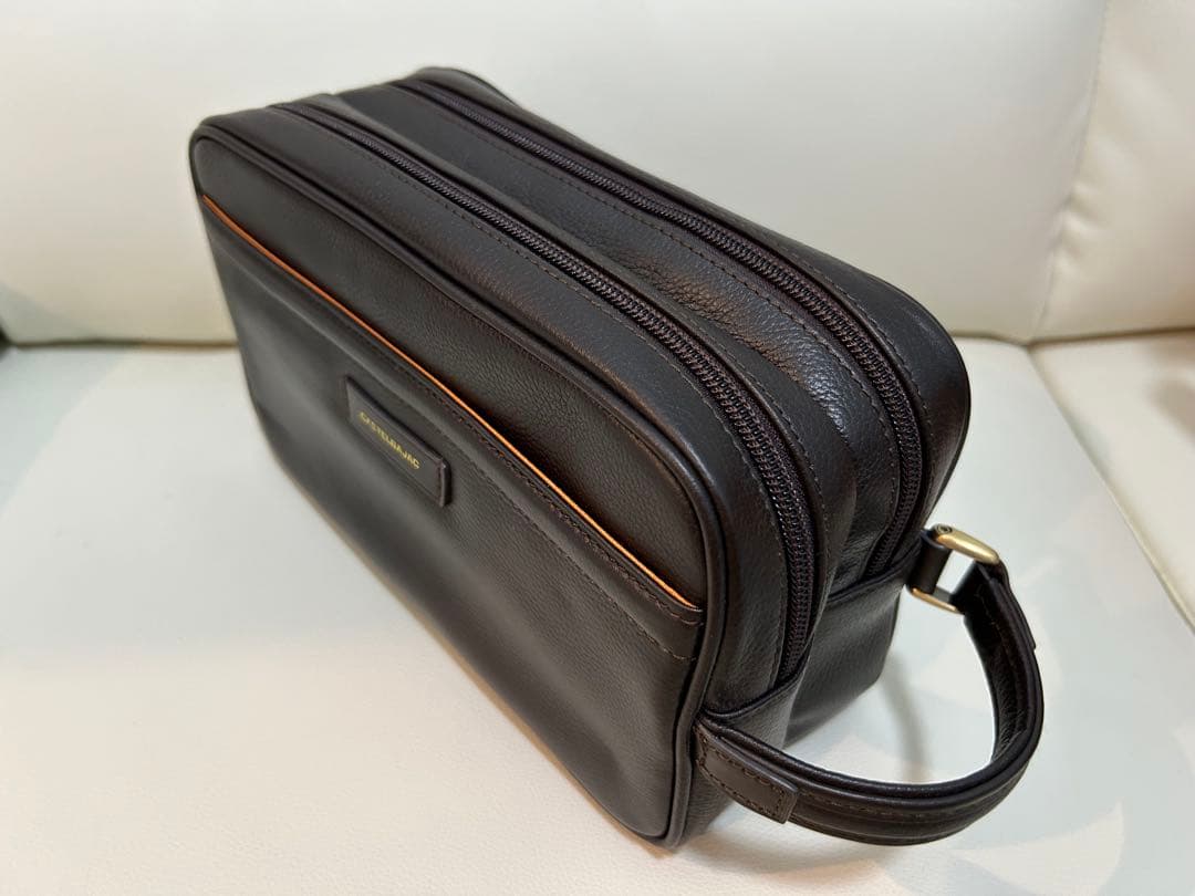 カステルバジャック セカンドバッグ（ブラウン）