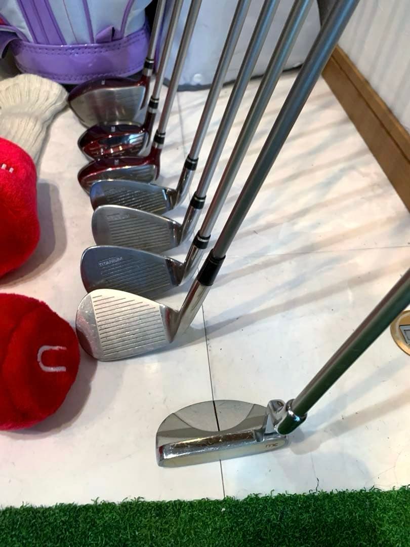 豪華　レディースゴルフクラブ セット　マリクレール　バッグ/イグニオ　優しい