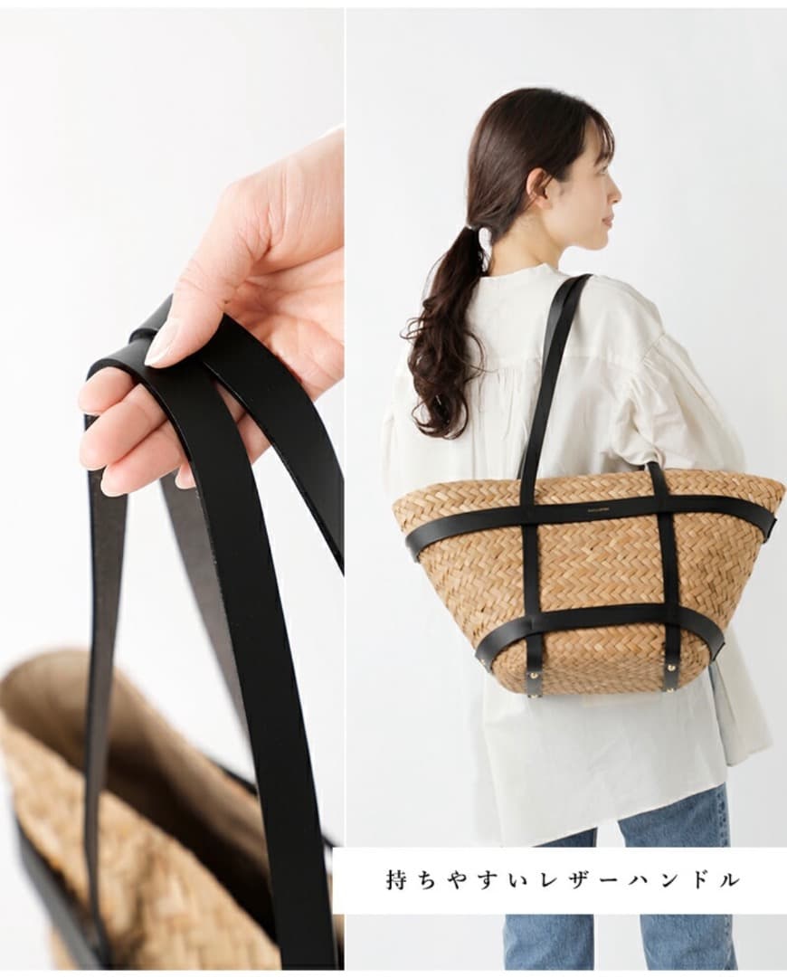 【新品✨】完売品　VIOLAd'ORO ヴィオラドーロ　トートバッグ　カゴバッグ