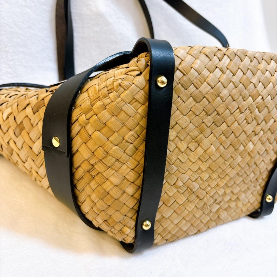 【新品✨】完売品　VIOLAd'ORO ヴィオラドーロ　トートバッグ　カゴバッグ