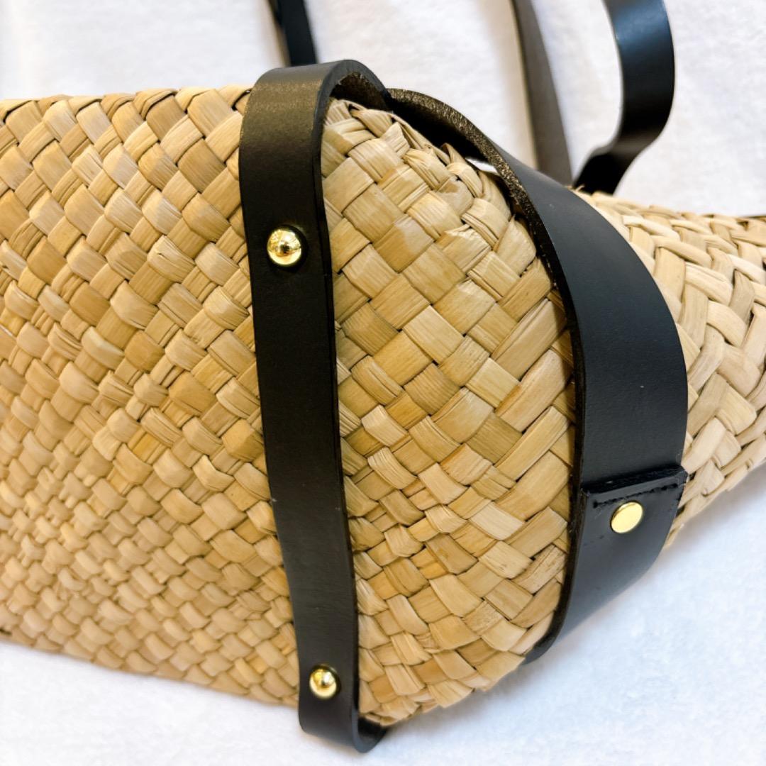 【新品✨】完売品　VIOLAd'ORO ヴィオラドーロ　トートバッグ　カゴバッグ