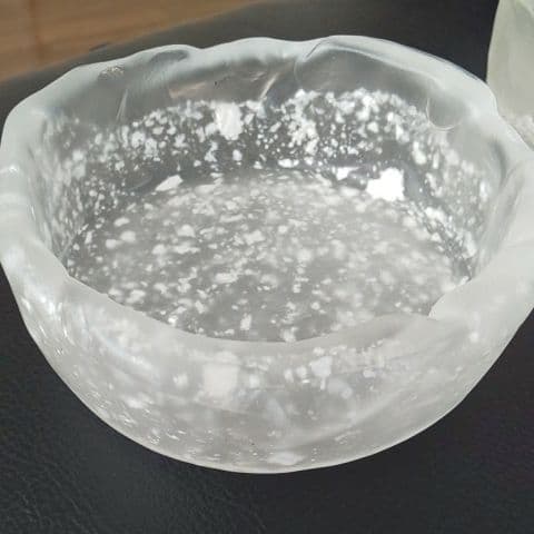 藤田喬平作手吹ガラス丸小鉢