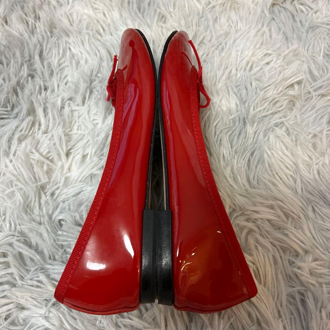 【美品】repetto Cendrillon バレエシューズ レッド 37サイズ