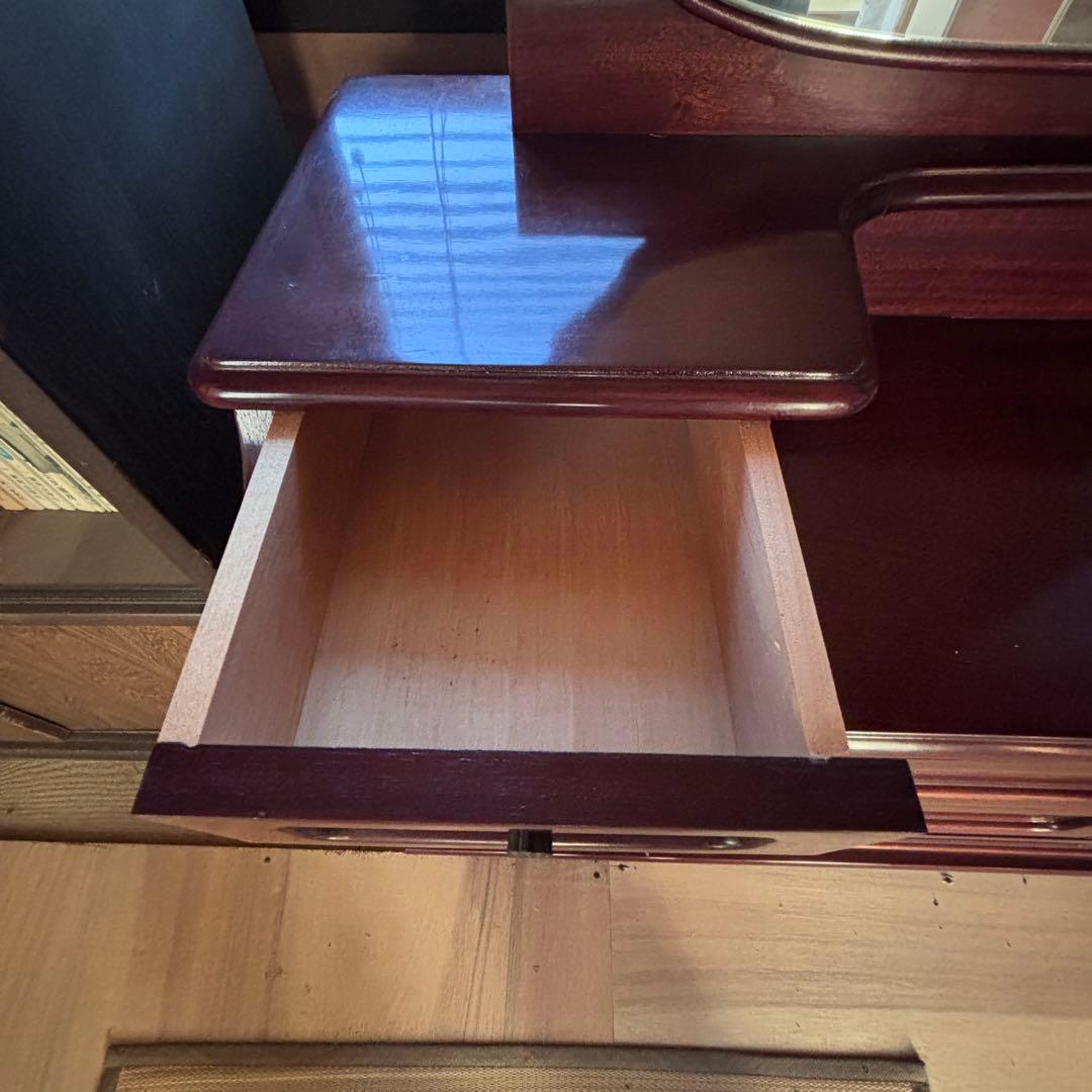 アンティークドレッサー　鏡台　実家整理　当時物