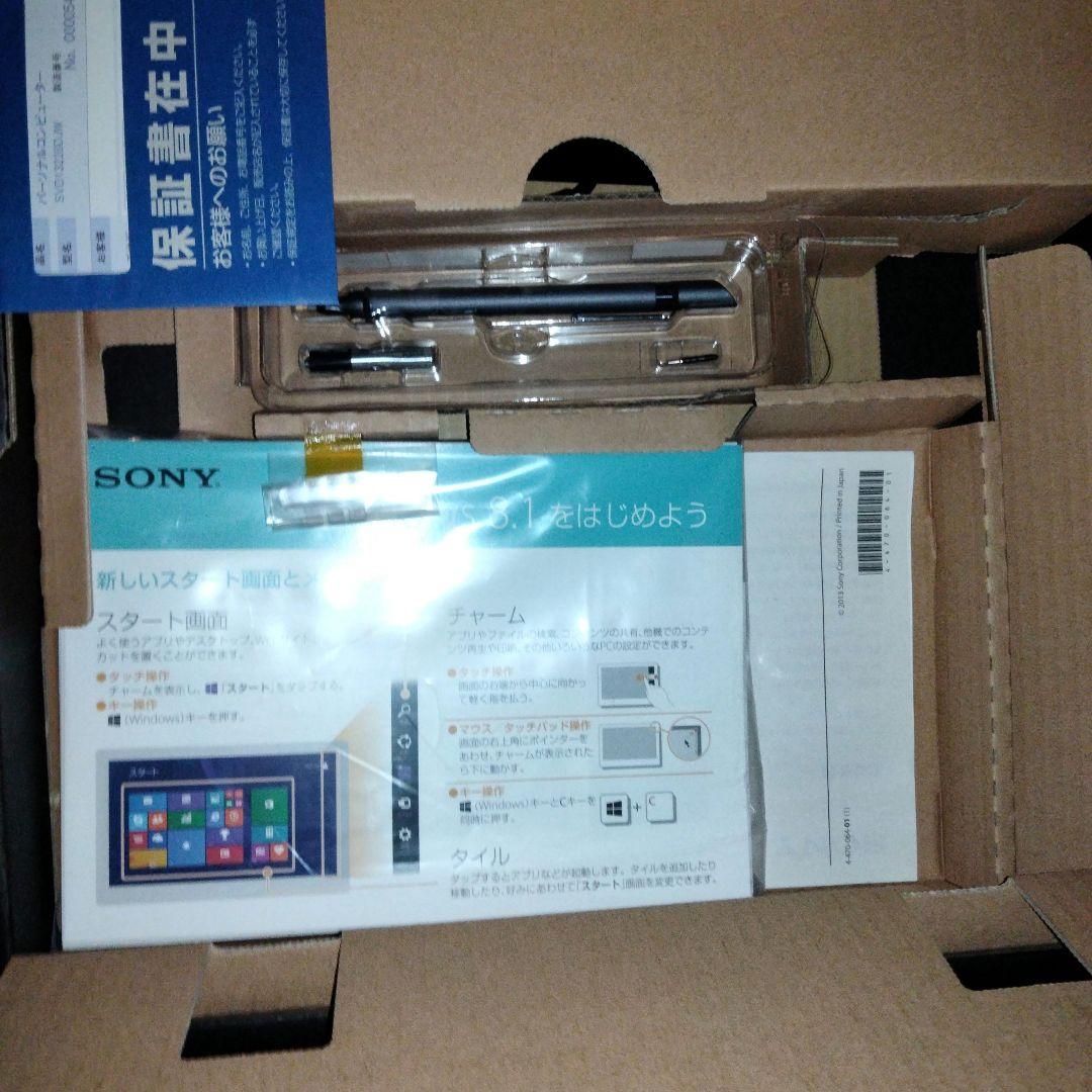SONY SVD13228DJW ソニータブレットPC Win10タッチパネル
