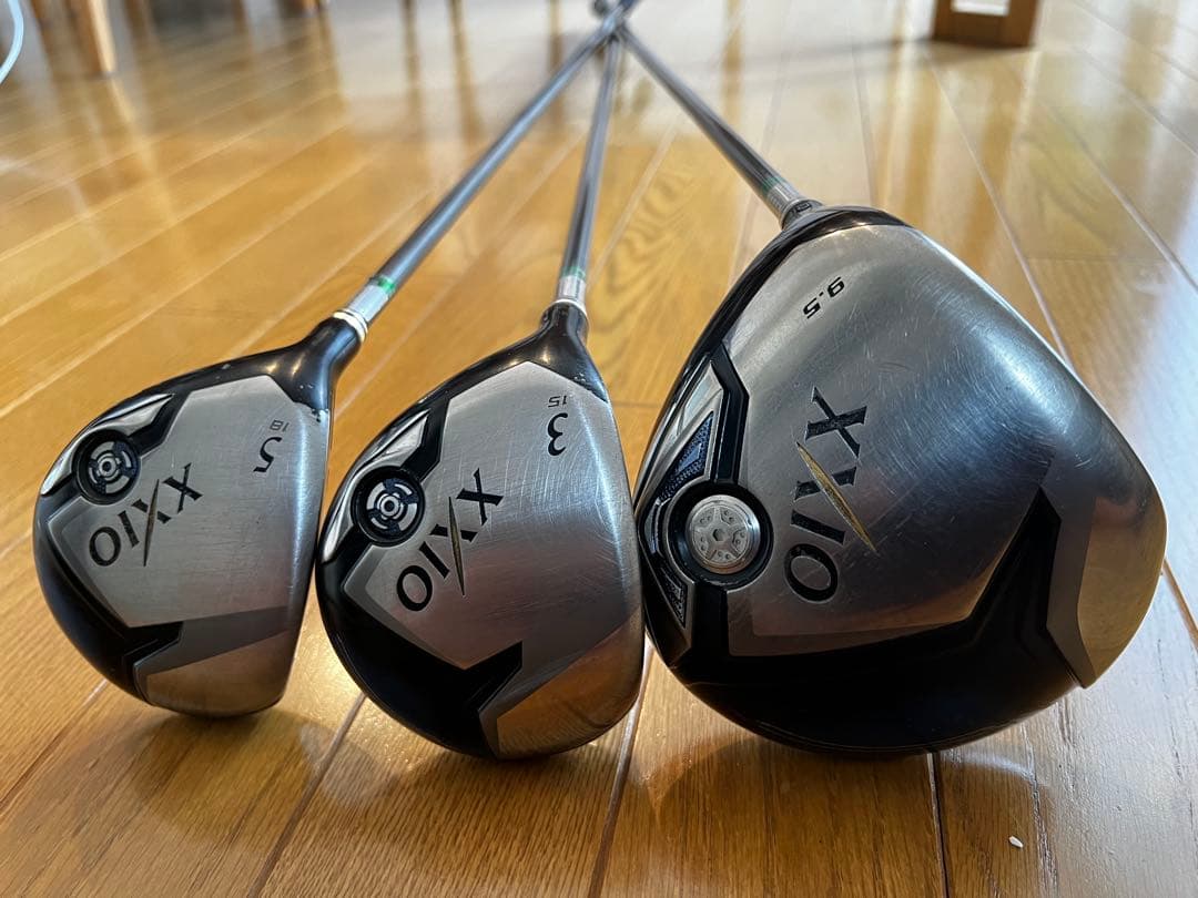 【貴重】レフティー用ゼクシオMP700 　　　ドライバー、ウッド 1Ｗ3W