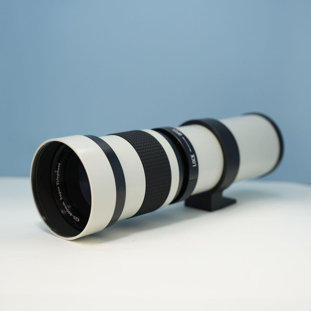 VARI SONY Aマウント用 420-800mm超望遠レンズ白z0026