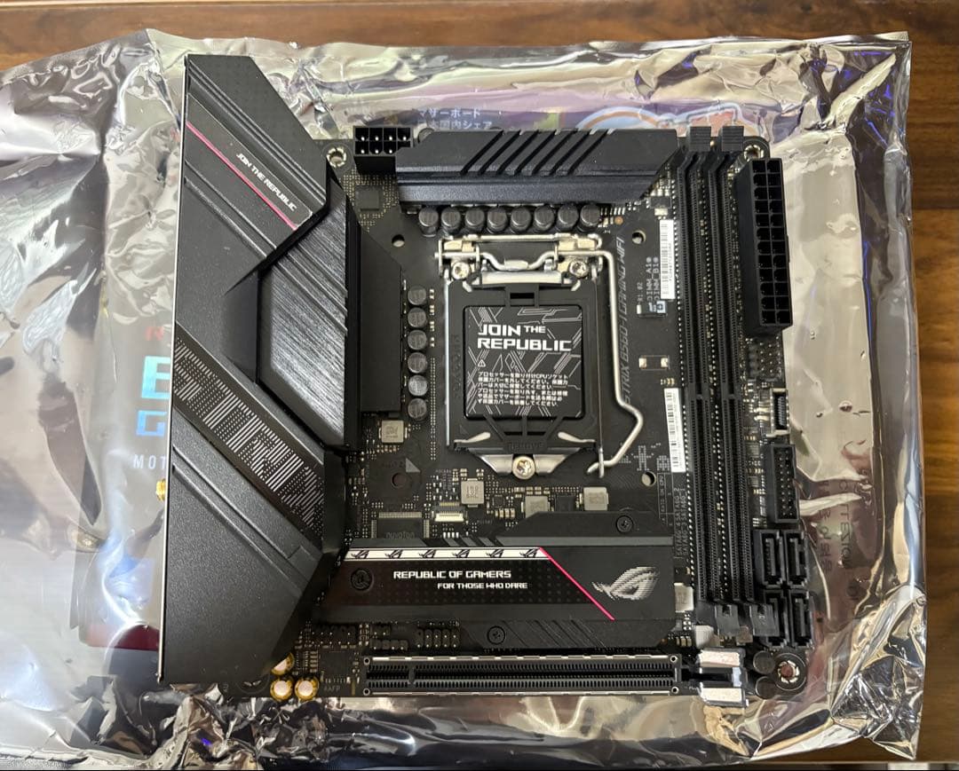 マザーボード ROG B560I + i5-11400F + DDR4 16GB*2