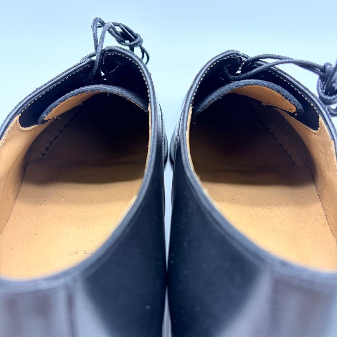 【展示品】バーニーズニューヨーク ストレートチップ 27cm 黒 内羽根 革靴