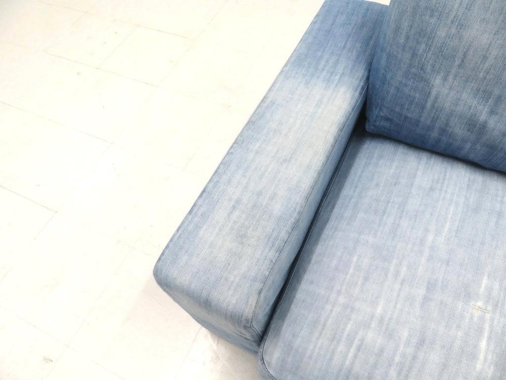 展示品　ジャーナルスタンダードファニチャー　デニム　3人掛けソファ　モダン