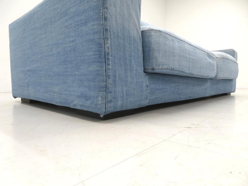 展示品　ジャーナルスタンダードファニチャー　デニム　3人掛けソファ　モダン