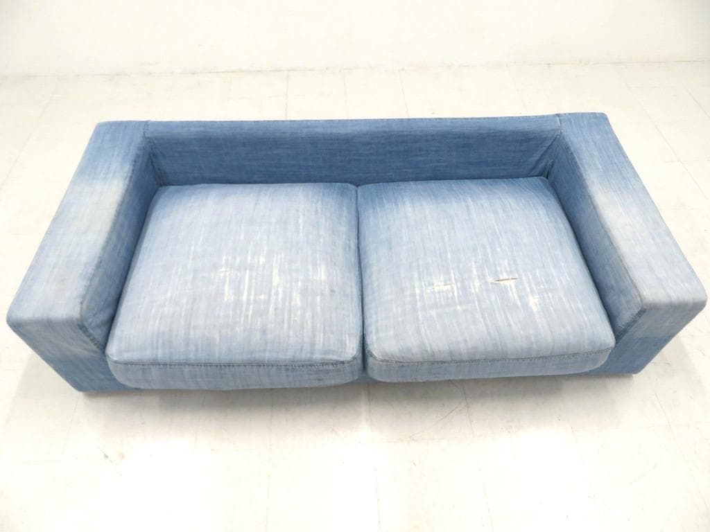 展示品　ジャーナルスタンダードファニチャー　デニム　3人掛けソファ　モダン