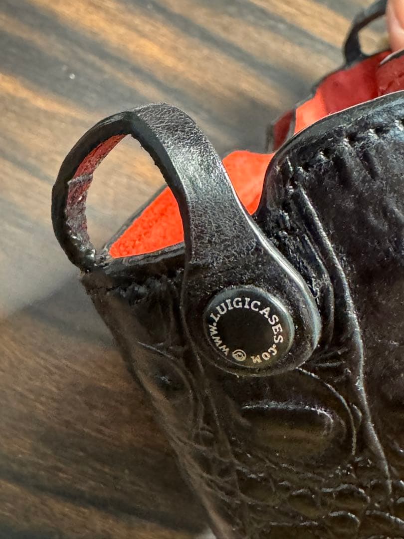 ライカ SL-2用 イタリア Luigi 特注クロコ革カメラケースストラップ