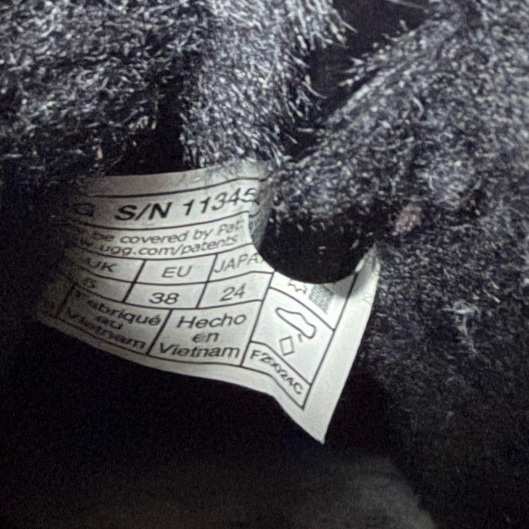 UGG ニューメル プラットフォーム チェルシー 黒 24cm