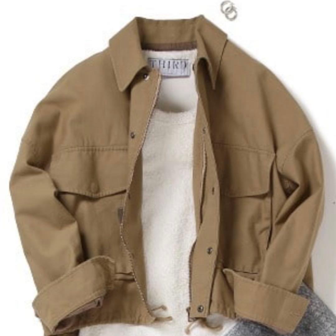 THIRD MAGAZINE サードマガジン ムラ糸 ミリタリー ジャケット