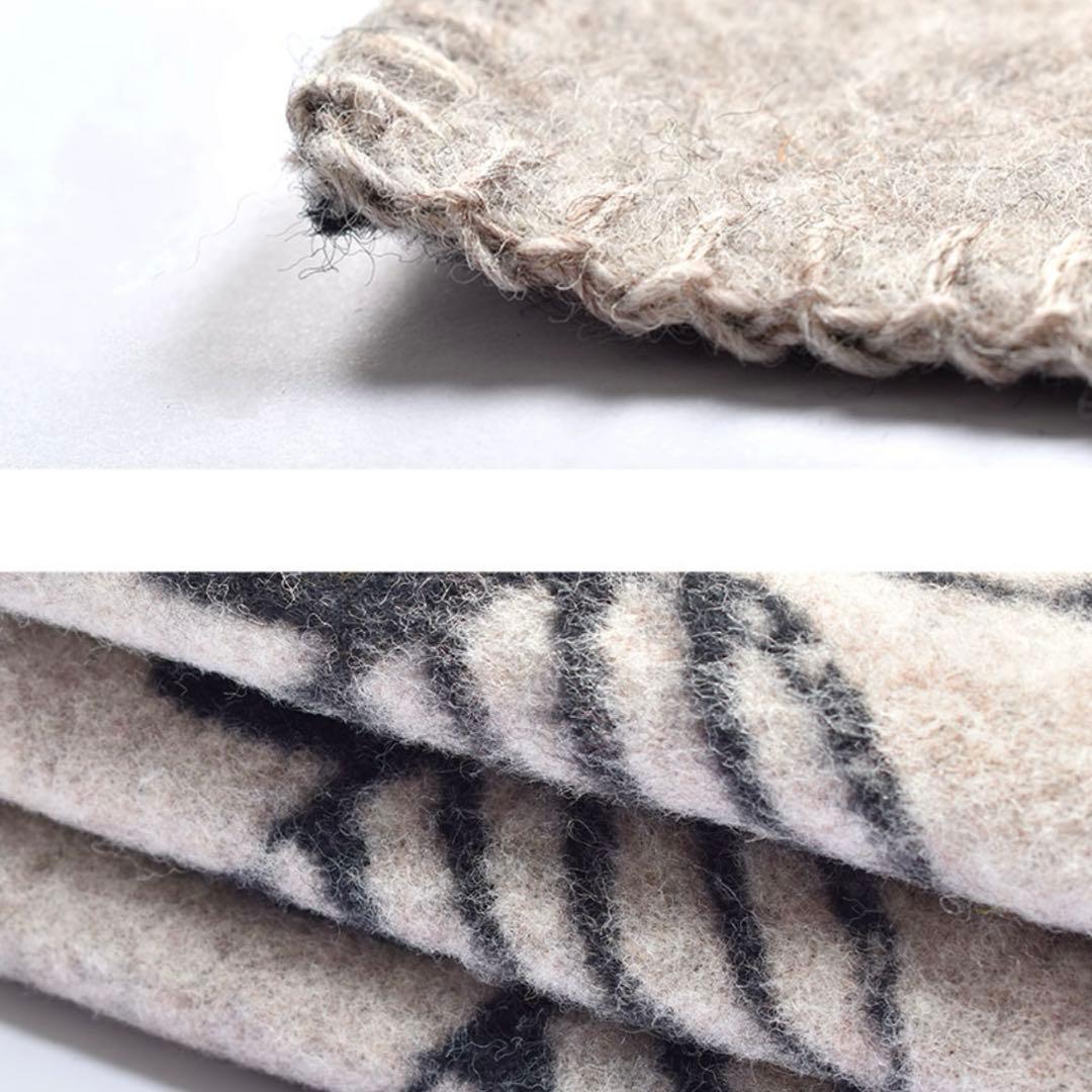 〈未使用品〉KLIPPAN CLASSIC WOOLblanket ZEBRA
