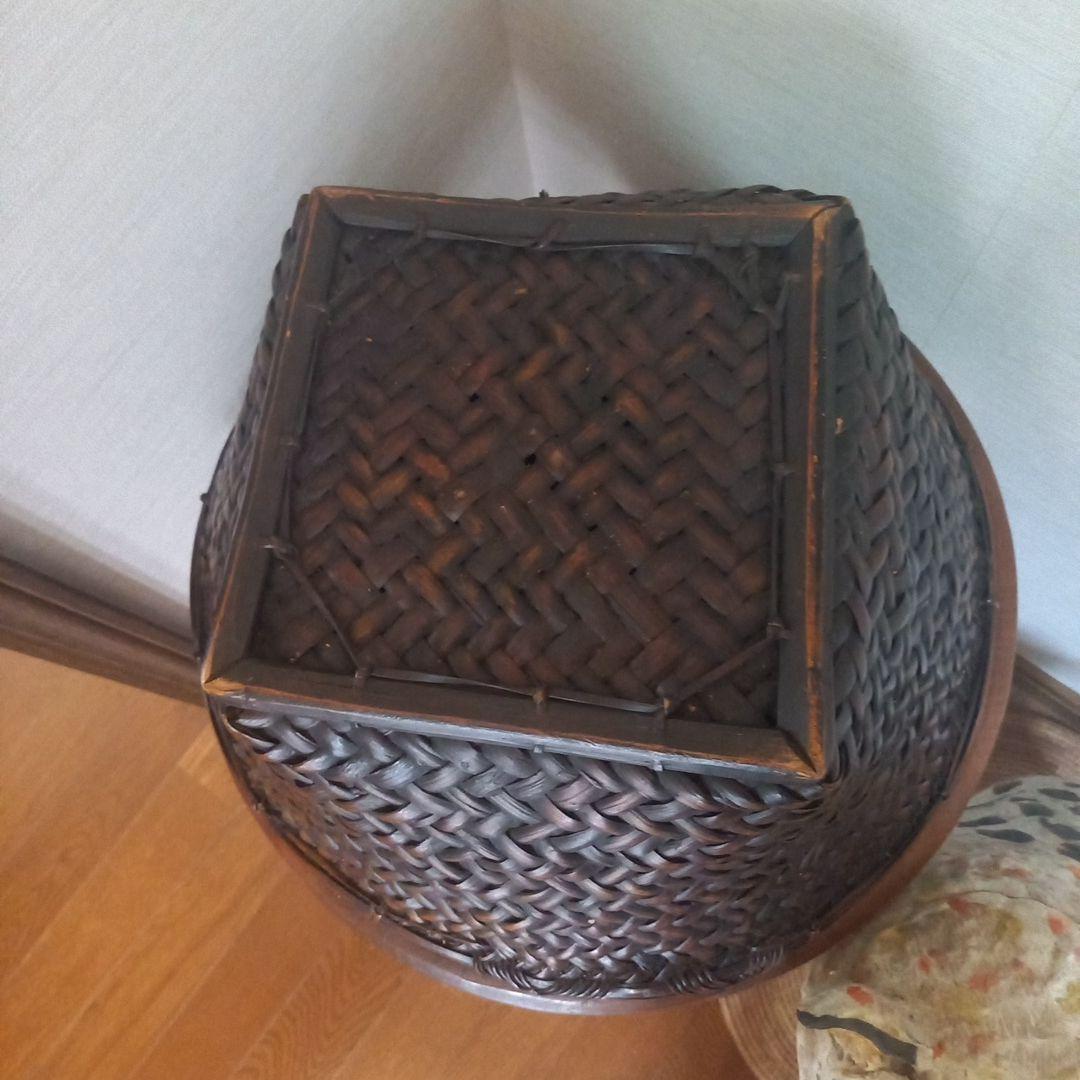 フィリピンアンティークかご　民芸品