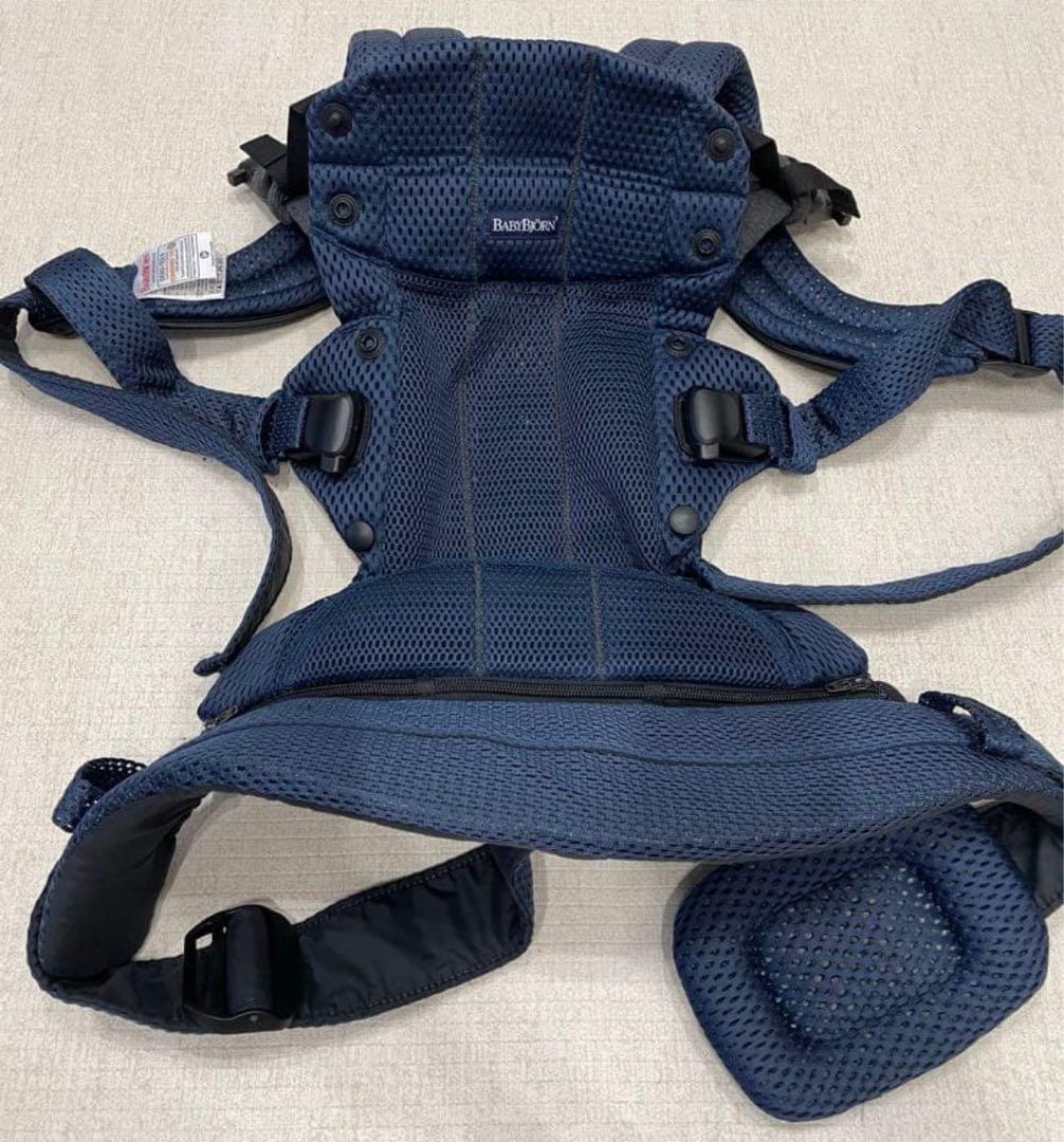 ベビービョルン　ハーモニー　メッシュ　抱っこ紐　ネイビーブルー