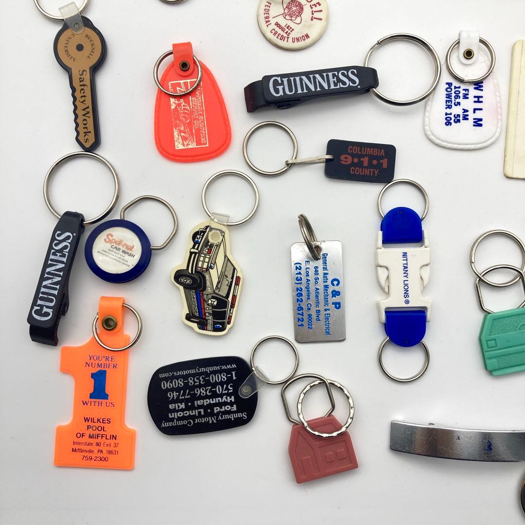 【Ia】77個　アメリカ　アドバタイジング　広告　キーホルダー　LMM77