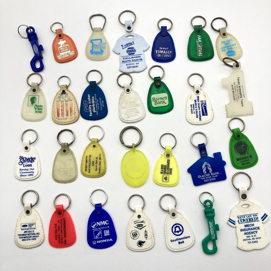【Ia】77個　アメリカ　アドバタイジング　広告　キーホルダー　LMM77