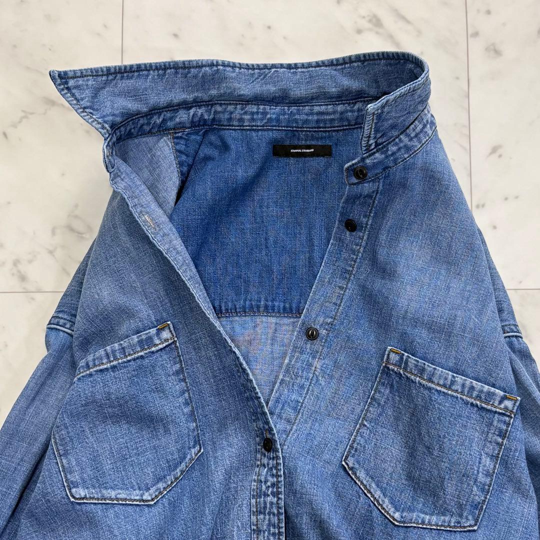 美品✨ジャーナルスタンダード　ライトオンスデニムシャツ　ゆったり　2025AW