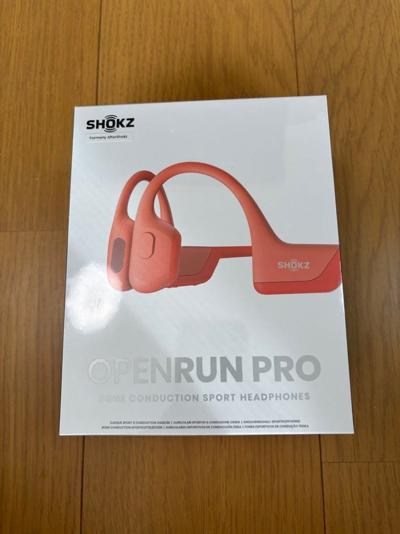 【新品未開封】SHOKZ OPENRUN PRO 骨伝導イヤホン ピンク