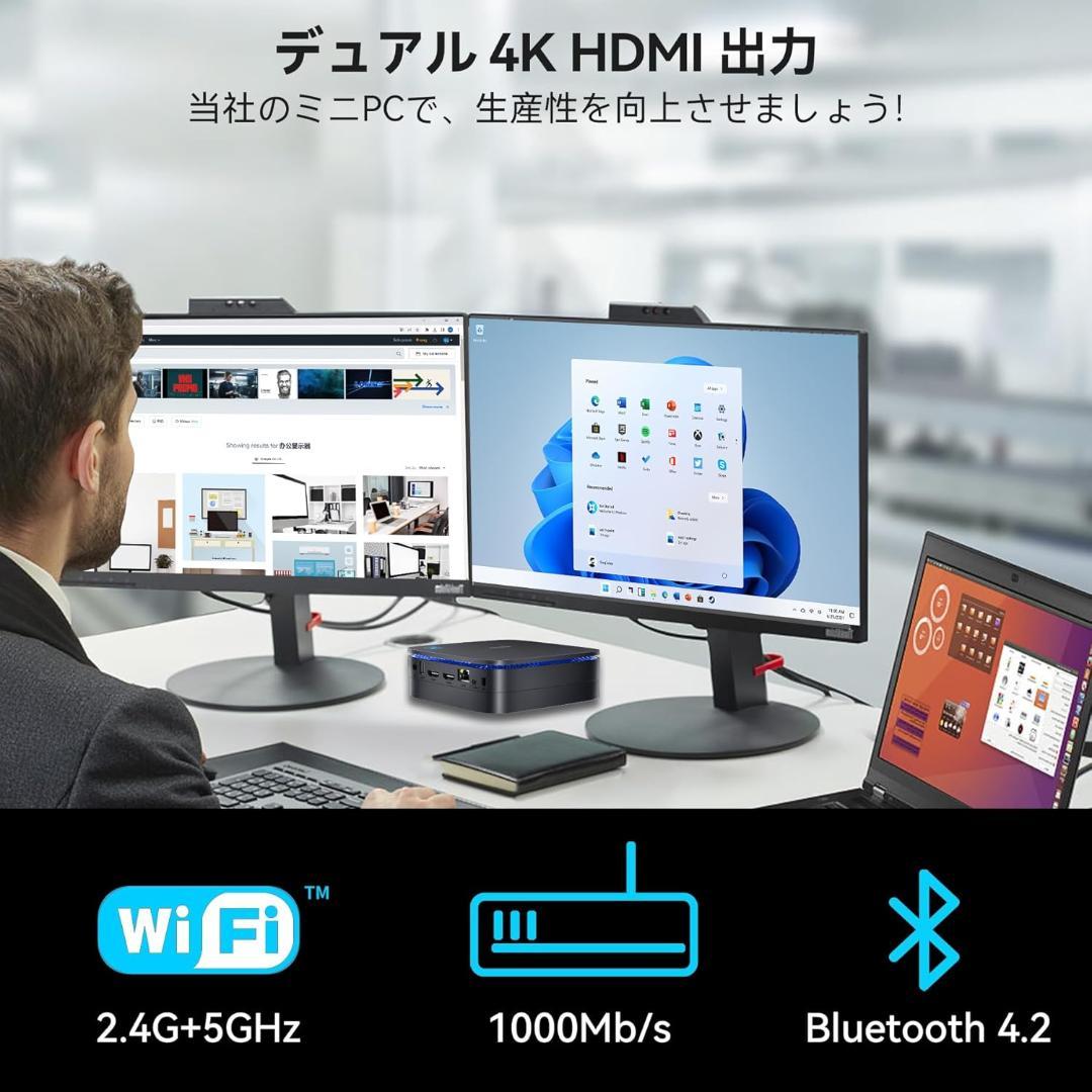 【新品同様】Blackview ミニPC MP60　Intel N150