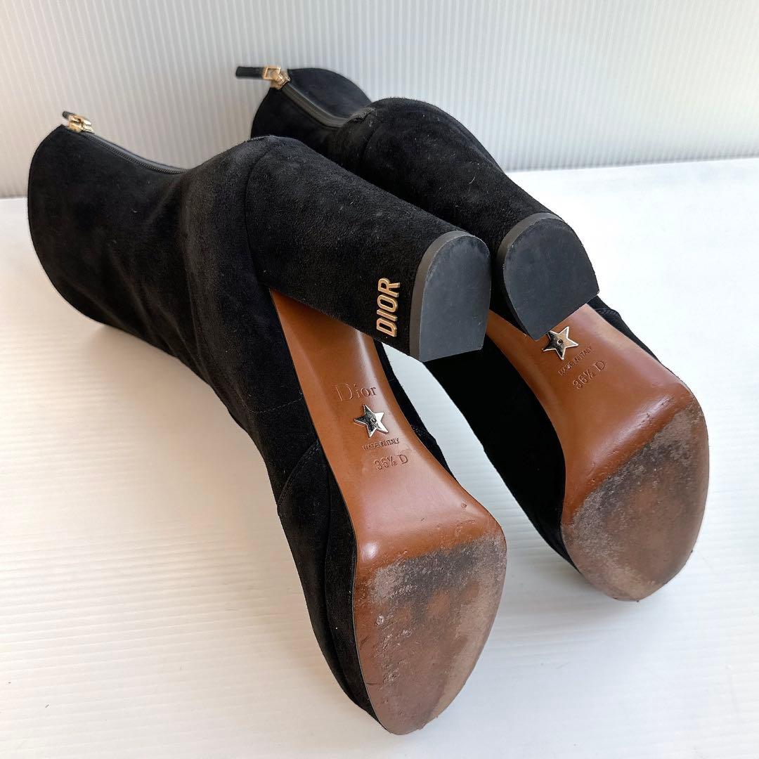 DIOR ディオール　バックジップ　ショートブーツ　ブーティ　靴　美品　36.5
