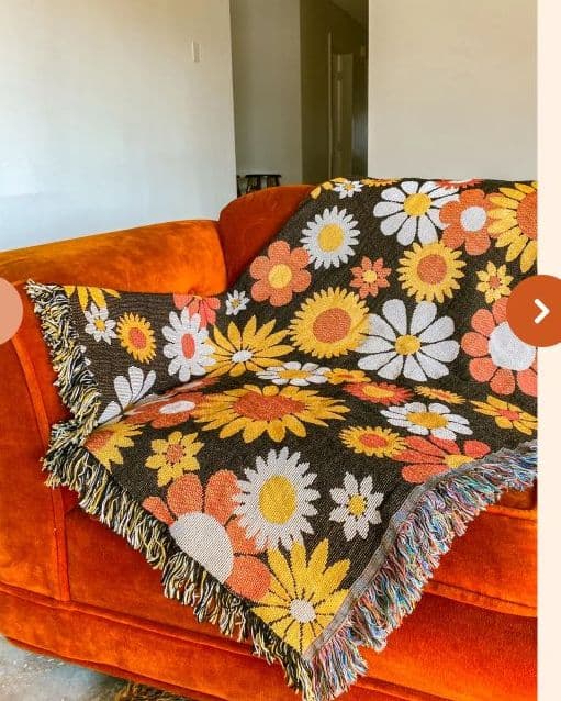 vintage デイジー ラグ