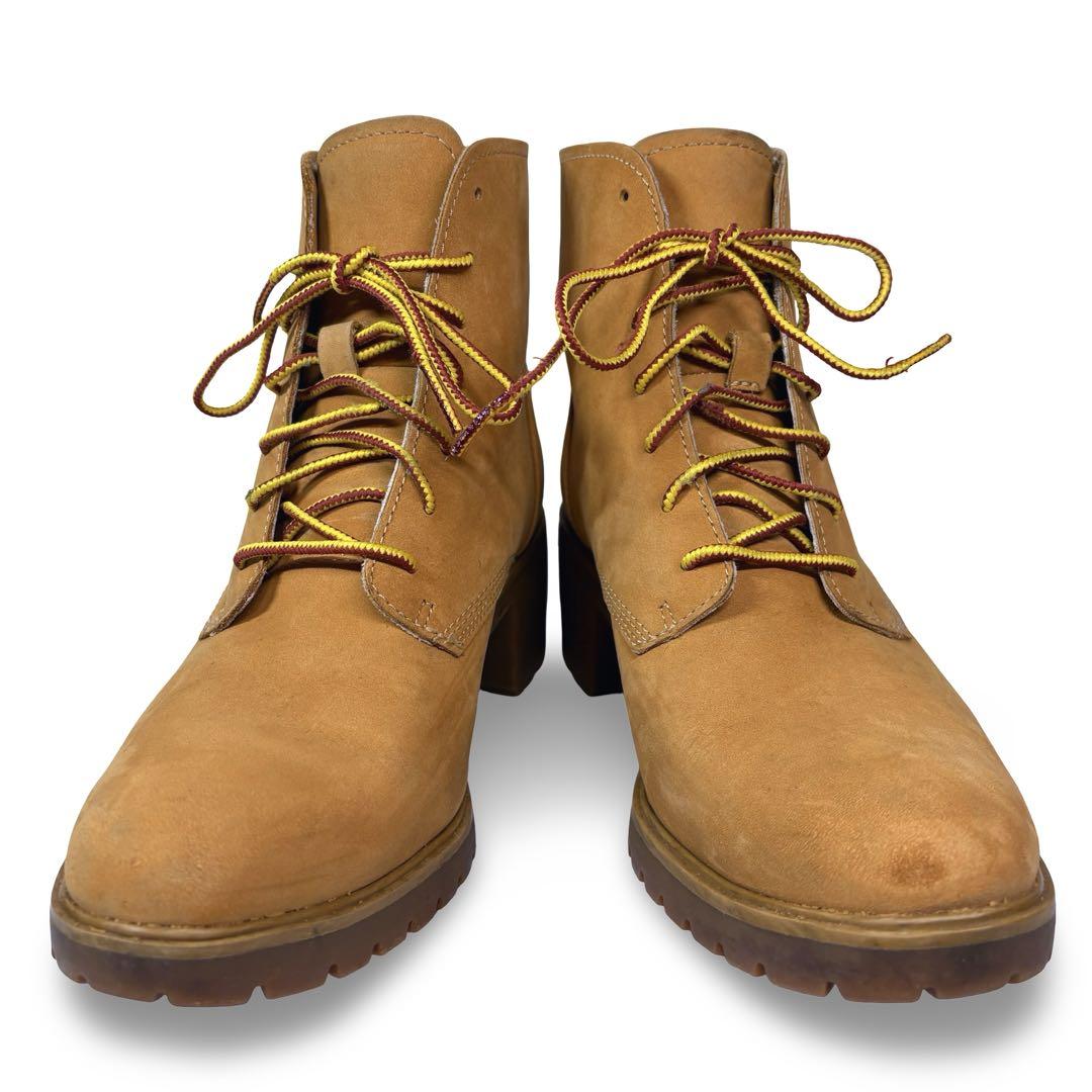 希少 timberland ティンバーランド レースアップブーツ ヒール