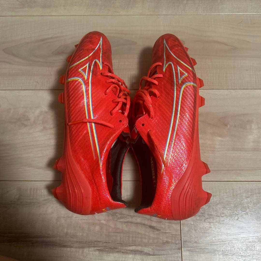 Mizuno アルファジャパン スパイクシューズ レッド　26,5