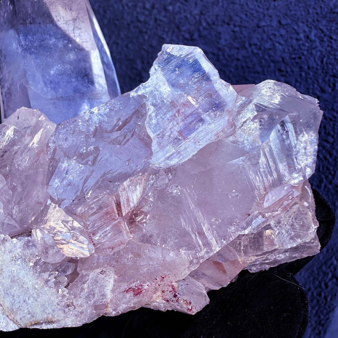 希少❗️超綺麗♡レインボー☆超強いパワー ヒマラヤ水晶 クラスター天然石A1454