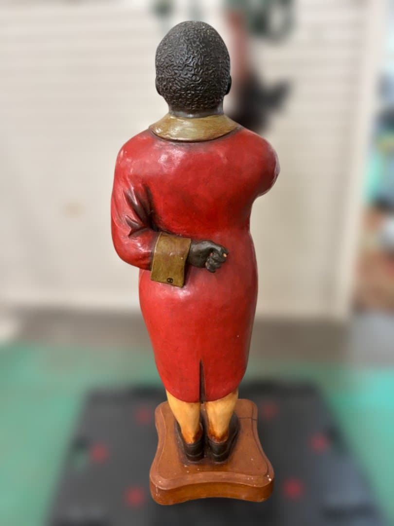 【極希少】 大型　19世紀様式　ブラックムーア　フロアランプ　スタチュー　動作◯