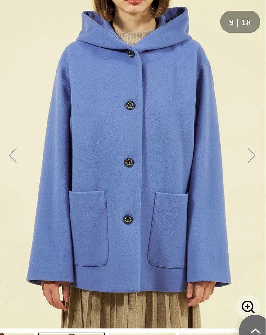 【新品】MACKINTOSH PHILOSOPHYウールコート ミドル丈ネイビー