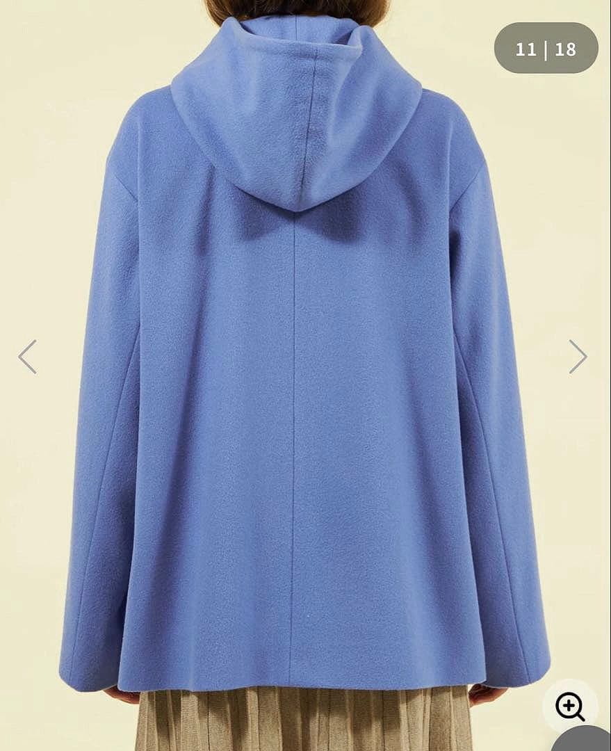 【新品】MACKINTOSH PHILOSOPHYウールコート ミドル丈ネイビー