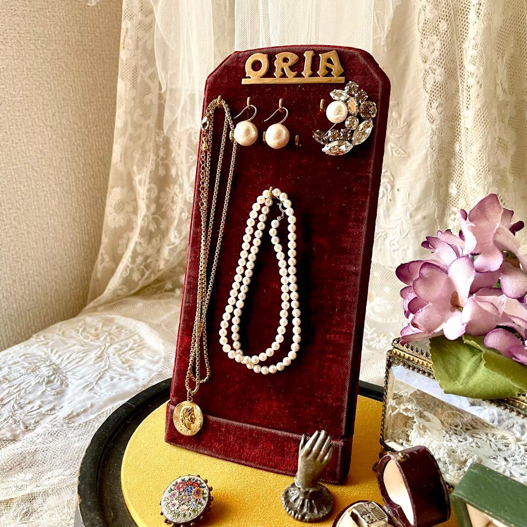 【レア】ジュエリーディスプレイスタンド　店舗什器フランスアンティークヴィンテージ