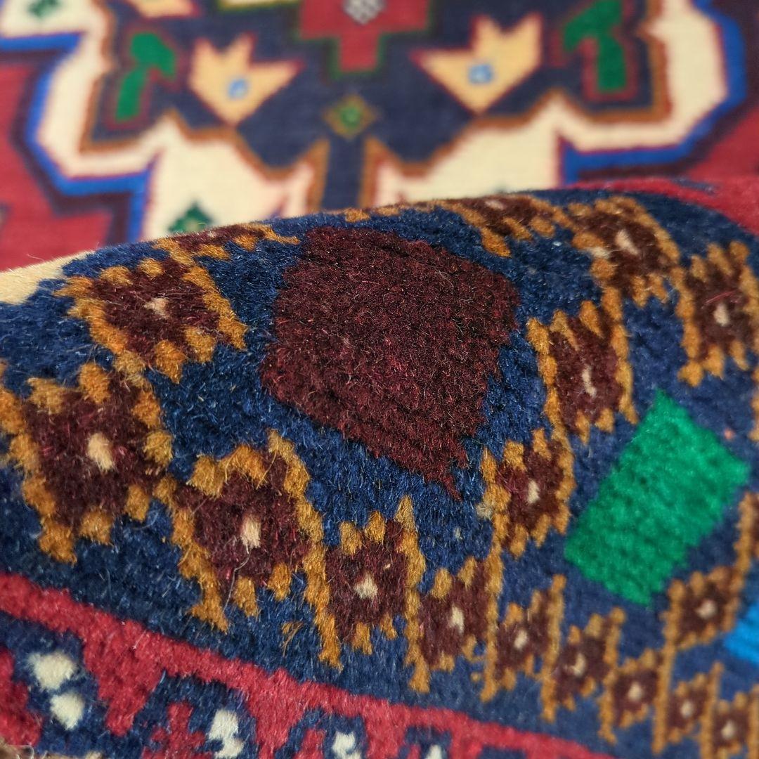 アフガニスタン絨毯　バルーチ　ヴィンテージラグ　トライバルラグ　ウール
