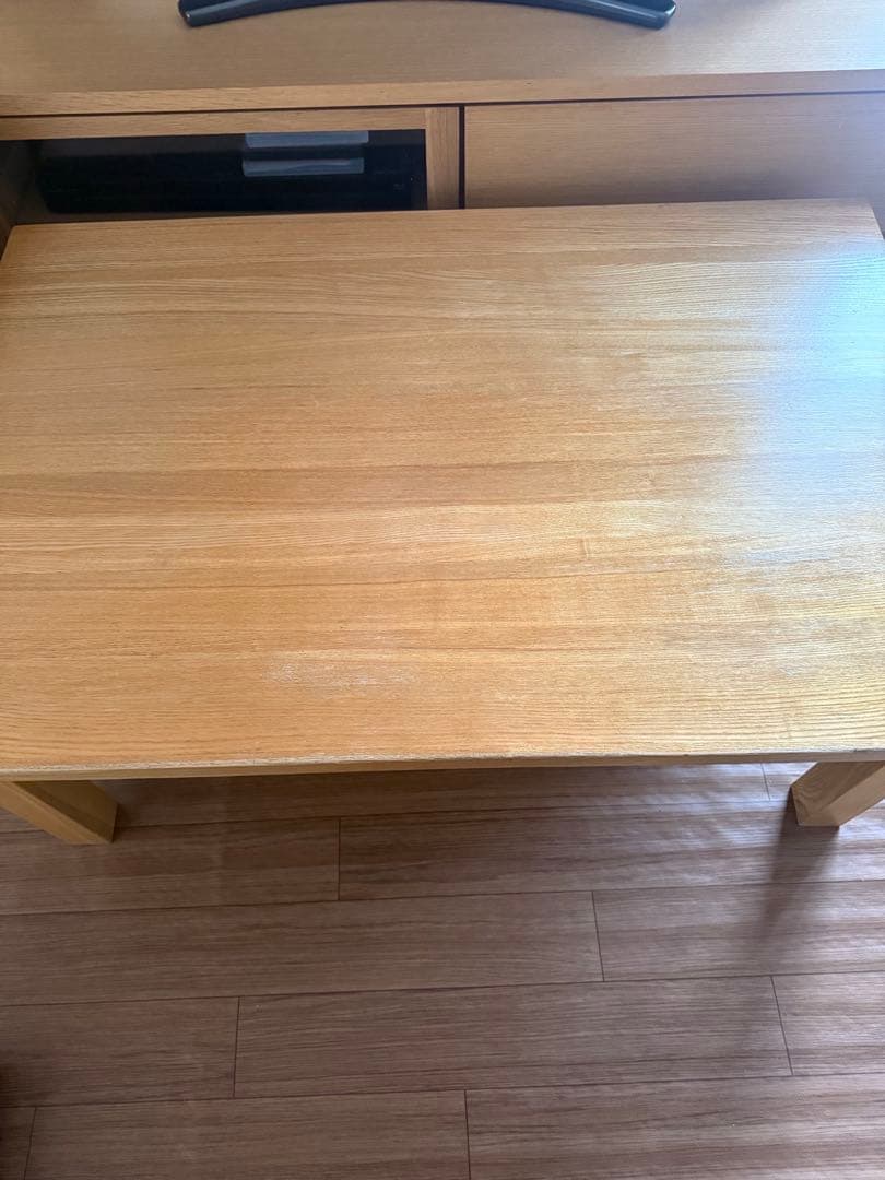 送料込み！ 【売り切り】無印良品 木製ローテーブル 引き出し