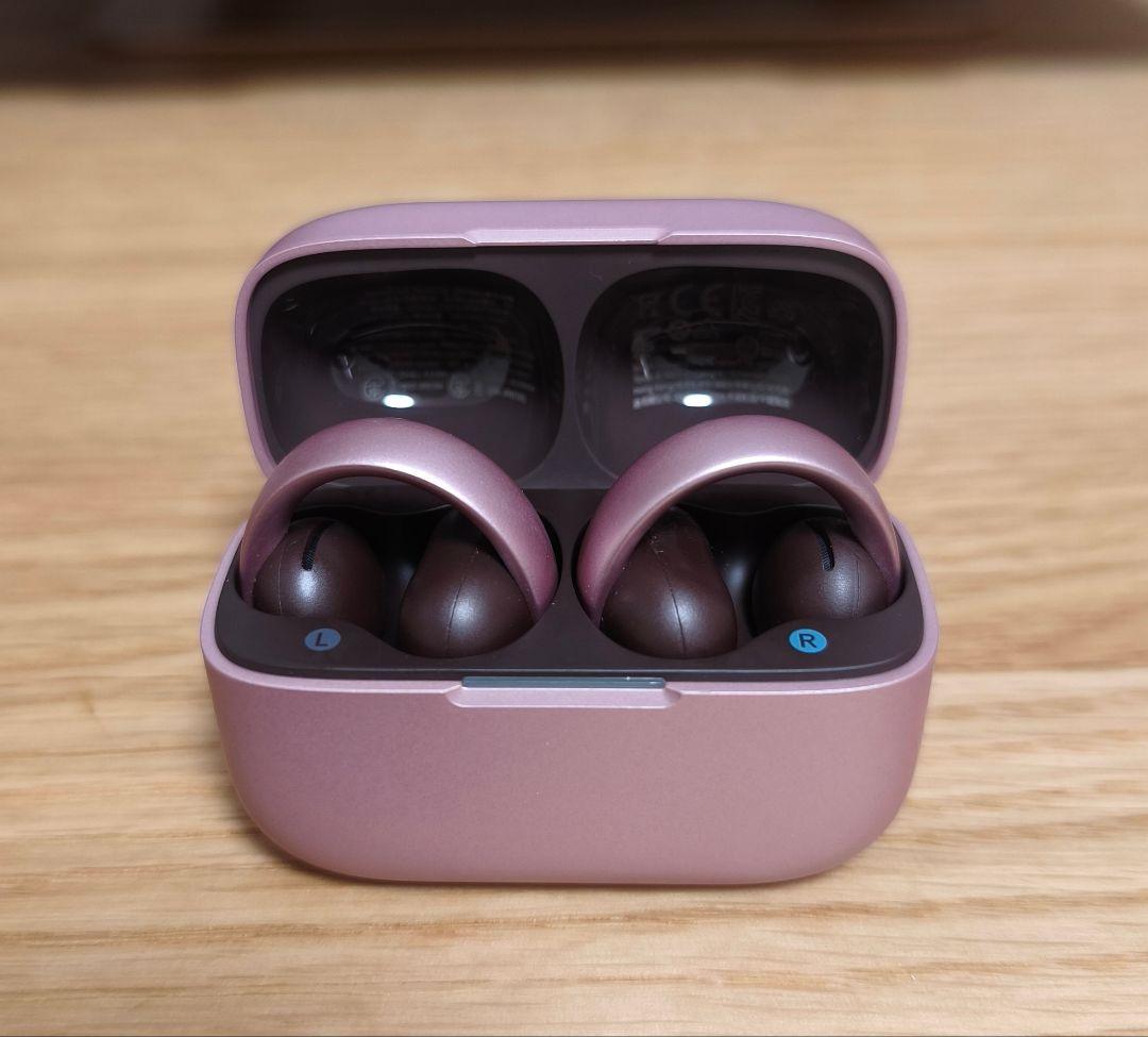 Anker Soundcore AeroClip ピンク＆ブラウン