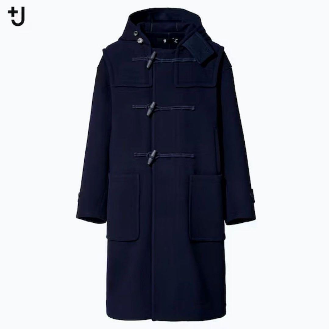 【美品✨】UNIQLO +J 21AW ウールオーバーサイズ　ダッフルコート　M