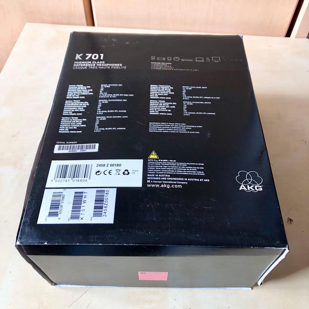 AKG K701 開放型ヘッドホン