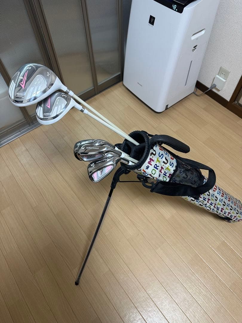 ワールドイーグル WE-101 レディース ハーフ 8点（6本）クラブセット